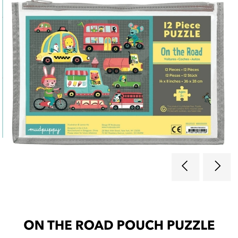 Mud Puppy On The Road Pouch Puzzle